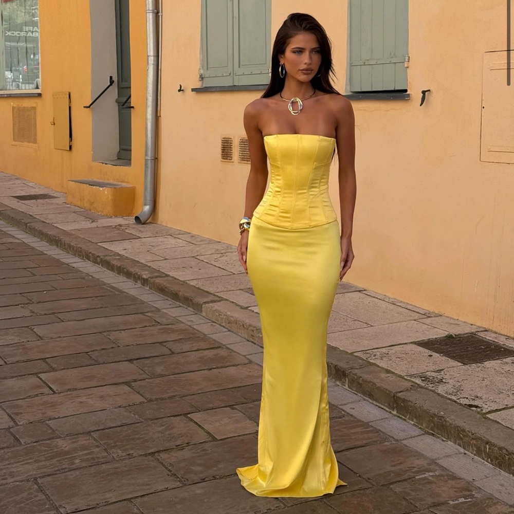 Outcast KERRY MAXI SKIRT YELLOW